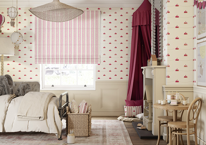 May Day, Stripe Brights - Twist&Fit Roman Blind - Image 3